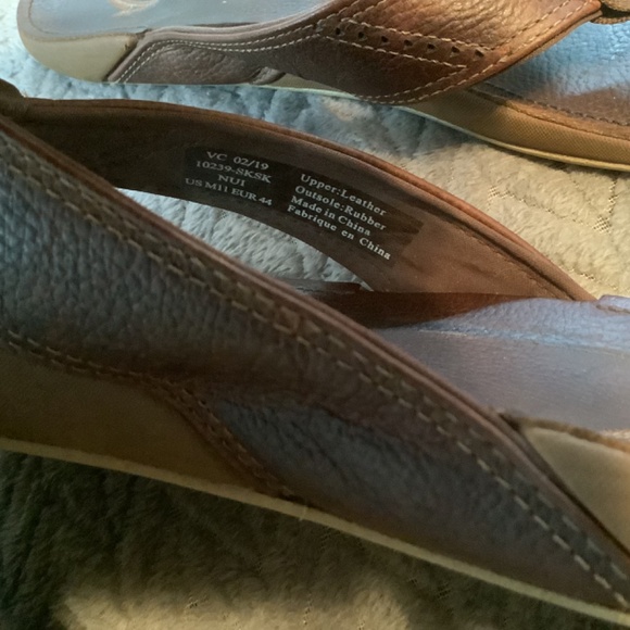 Olukai Nui Men’s Flip Flops Size 11 Brown Leather - Picture 5 of 6